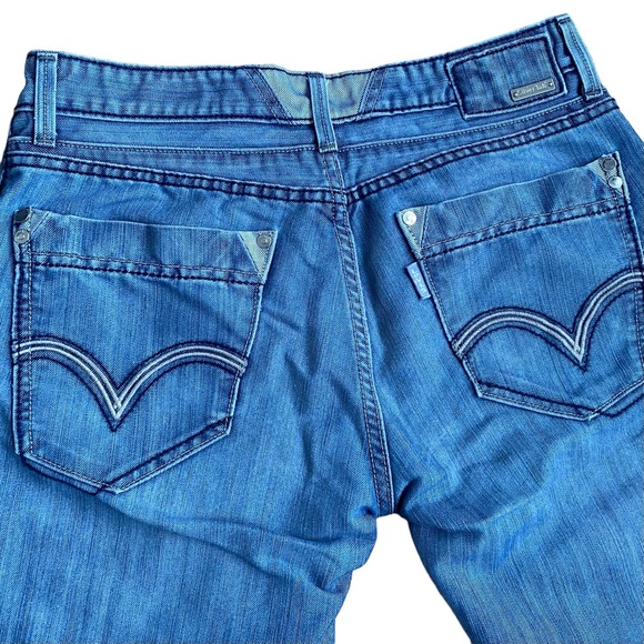 Levis SilverTab Bootcut Jeans 32 x 32 Western Lightwash Blue Gray Color Y2K - Picture 5 of 12